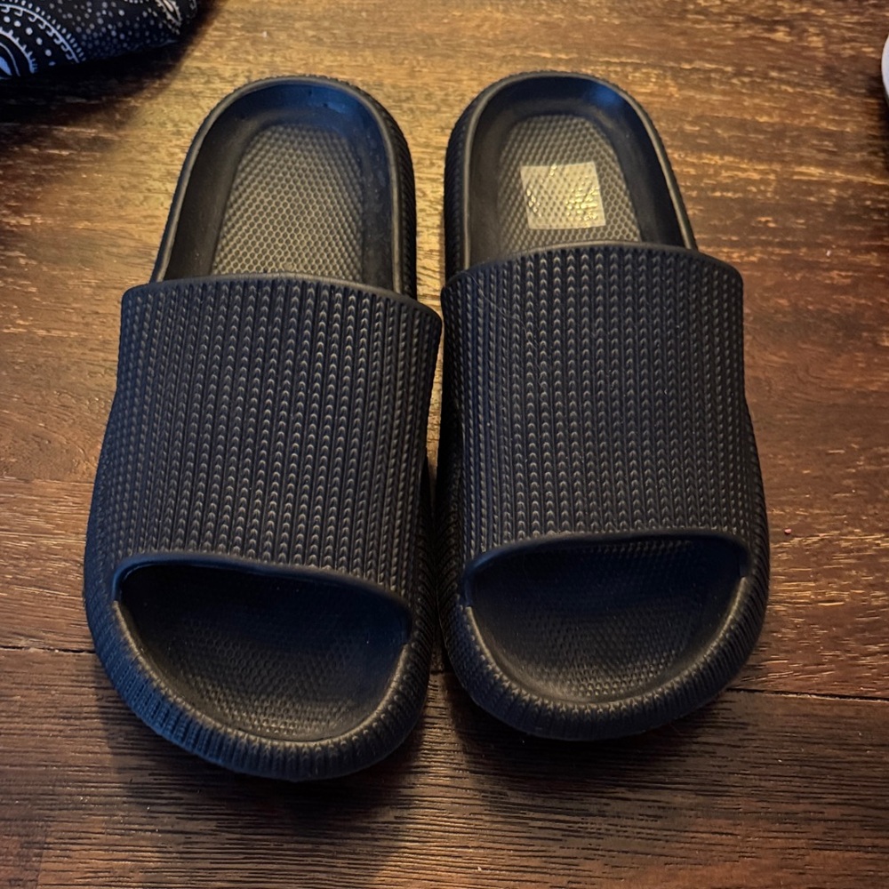 Classic Black Slide Sandals